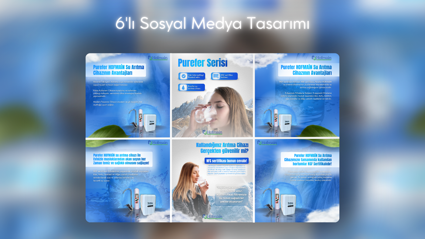 Hofmain sosyal medya tasarımı